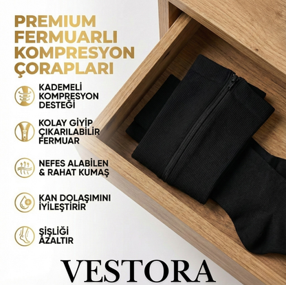Vestora™ Premium Varis Çorapları