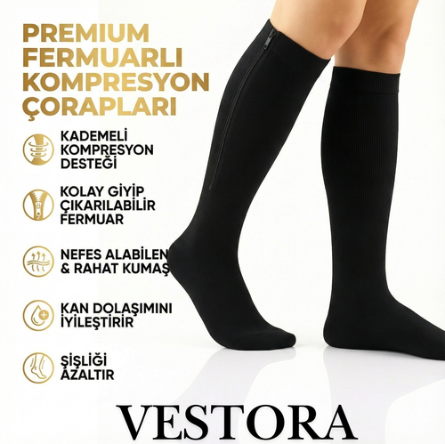 Vestora™ Premium Varis Çorapları